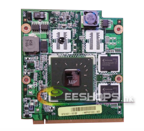 Original Asus A8J A8S A8JR A8JC A8JP A8JM A8JE Laptop ATI Mobility Radeon X2300 HD2300 DDR2 256MB MXM II Graphics Video Card M64-M Replacement 