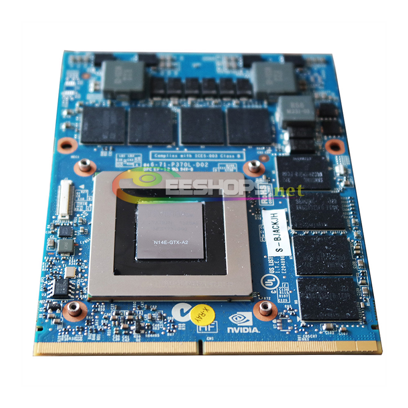 Original New 4GB GDDR5 Gaming Laptop Graphics Video Card for Clevo P370 P370SM P370M P170 P150SM MSI MS-16F1 MS-16F2 NVIDIA GeForce GTX 780M Upgrade MXM 3.0B VGA Board Replacement Parts Free Shipping