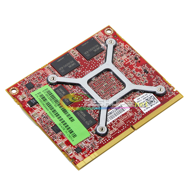 Original 1GB GDDR5 Graphics Video Card for Dell Precision M4600 M4700 Mobile Workstation Laptop AMD ATI FirePro M5950 Radeon HD 6770M HD6770M MXM Upgrade VGA Board Replacement Free Shipping