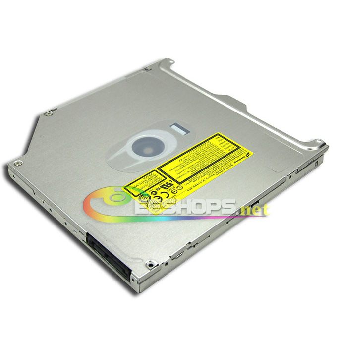 Genuine New for Apple Macbook Pro 13 15 Inch Laptop Internal 8X DL SuperDrive HL-DT-ST GS31N GS23N GS41N Double Layer DVD RW RAM Burner Super Multi 24X CD-R Writer 9.5mm SATA Optical Drive Replacement