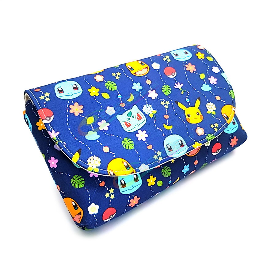 Best Nintendo Switch Lite Semi-Soft Storage Bag Protective Travel Carrying Pocket Pokemon Blue Edition, Cheap New NS Lite Handheld Game Console Custom Handcraft Portable Hard-Wearing Carry Bag Snap Pouch Carry Bag Snap Pouch Free Shipping