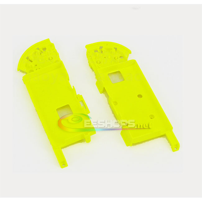 Genuine New Inner Bracket Battery Holder Middle Frame for Nintendo Switch NS NS Game Console L-R Joy-Con Controllers Yellow 2pcs Set Replacement Spare Parts