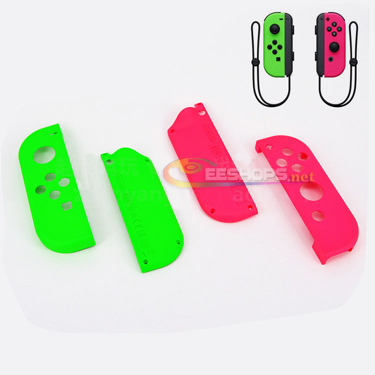 Genuine New Outer Housing Case Casing Shell Enclosure for Nintendo Switch NS NS Console L/R Joy-Con Controllers Splatoon 2 Limited Edtion 4pcs Set Replacement Parts