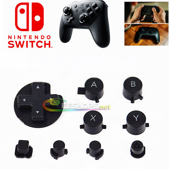 Genuine New Arrow Key Button ABXY A B X Y Keys Buttons Full Set for Nintendo Switch NS Console Pro Wireless Controller Replacement Spare Parts