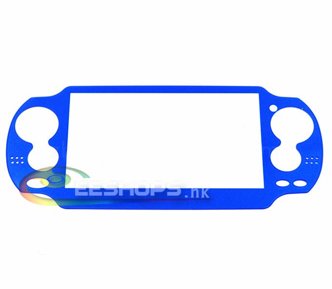 Genuine New Protective Faceplate Glass Screen Mirror Surface for Sony Playstion PS Vita PSV 1000 PSV1000 Console Replacement Part Blue