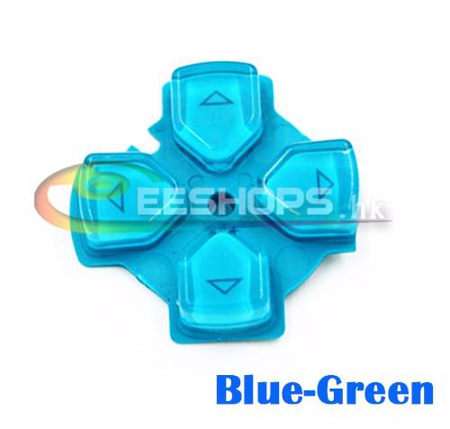 Original D-Pad Direction Arrow Cross Key Button Cyan for Sony PSP 3000 PSP3000 Slim Handheld Game Console Replacement Spare Parts