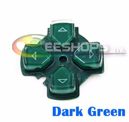 Original D-Pad Direction Arrow Cross Key Button Green for Sony PSP 3000 PSP3000 Slim Handheld Game Console Replacement Spare Parts