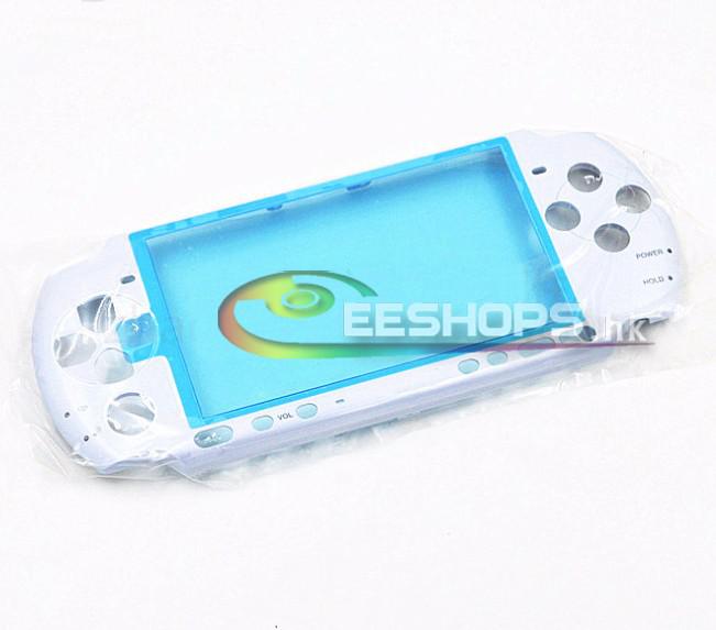 Official New Top Surface Cover Upper Faceplate Shell White for Sony PSP 3000 PSP3000 Slim Handheld Game Console Replacement Repair Part