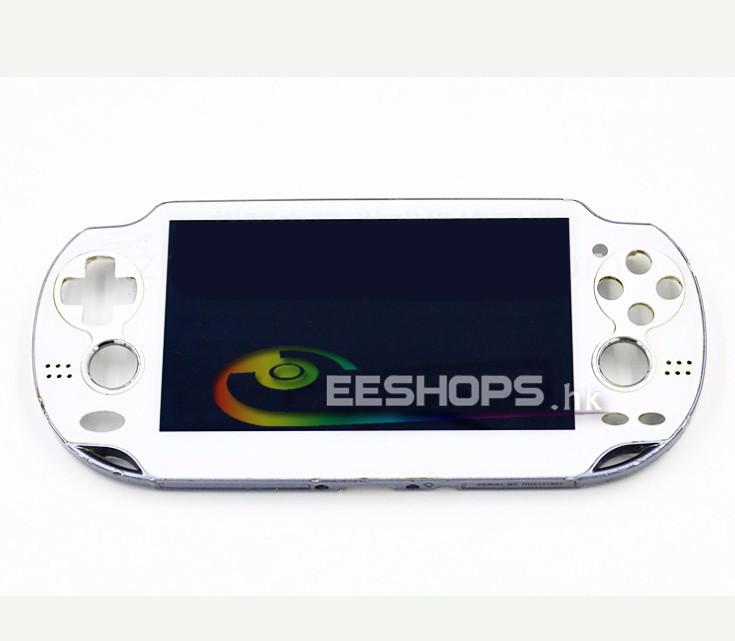 Original LCD Display Screen Assembly with Faceplate Complete Replacement for Sony PS Vita 1000 PSVita 1000 PSV1000 Console White