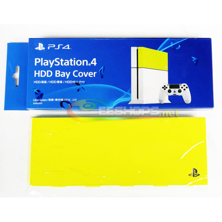 Cheap Brand New Hard Drive HDD Bay Color Cover Shell Yellow for Sony PlayStation 4 PS4 Gaming Console Replacement Spare Part