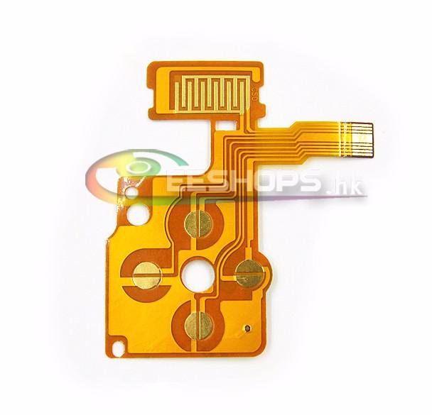 Original L Direction Key D-Pad Cross Button Flex Flat Cable Copper Contactor for Sony PSP 1000 PSP1000 Game Console Replacement