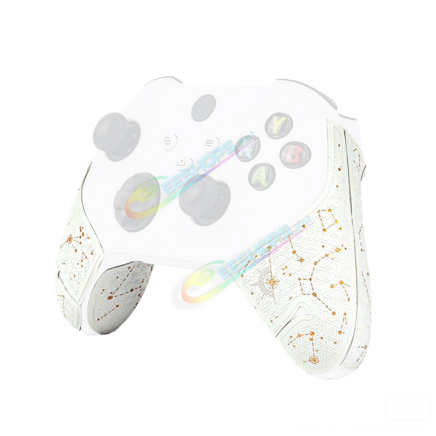 Best Xbox Series X / S Controller Hand Grip Anti-Slip Skin Sticker Protective Sleeve StarField White, Cheap New XSX XSS Wireless Controllers Gridding Anti Sweat Absorbent Soft Gaming Handle Protection Silicone Cover Jacket Free Shipping
