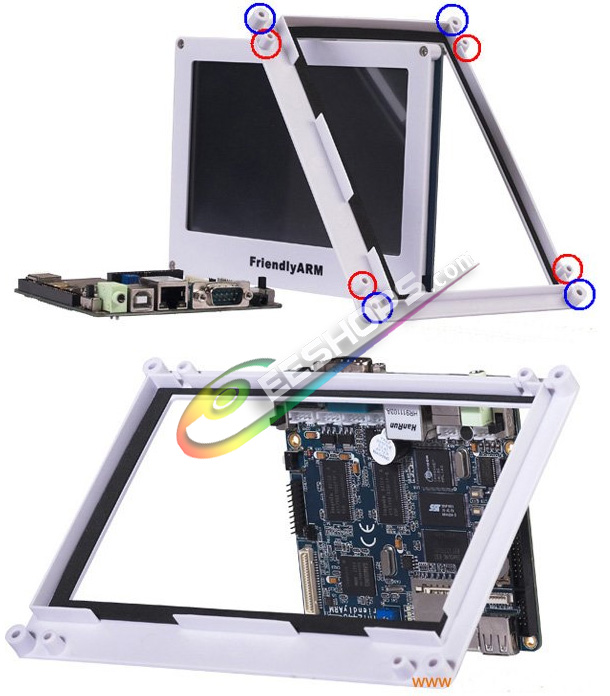 FriendlyARM Mini2440 ARM9 S3C2440 Wince6.0 Development Developing Board 64MB RAM + 1GB Nand Flash Memory W/ 7" 800*480 Touch LCD Ccreen 