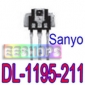 5 PCS Sanyo DL-1195-211 Two Wavelength Laser Diode 7mW 658nm / 80mw 783nm for DVD CD-R CD-RW Optical Drive Replacement Parts