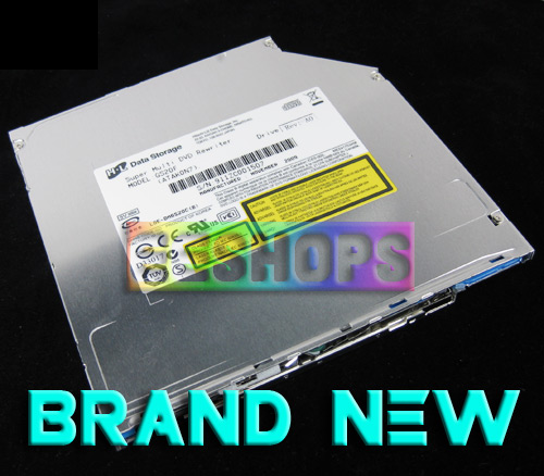 New HL GS20F Slot 9.5mm SATA DVD RW Burner DRIVE LabelFlash