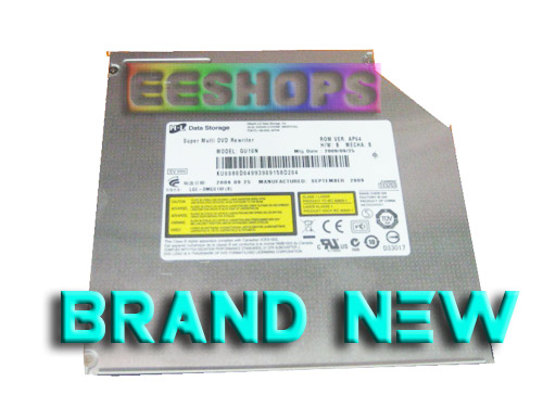 NEW HL GU10N 9.5mm Super Slim 8X DVD RW Burner 24X CD-R Writer Tray Loading Internal SATA Drive