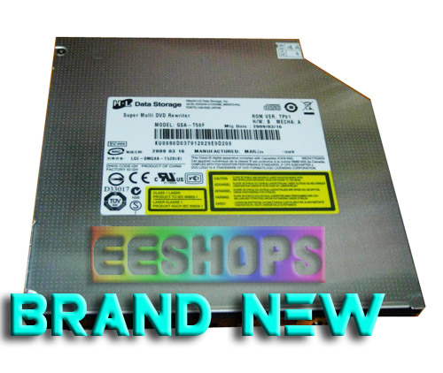 New HL GSA-T50F Super Slim 12.7mm 8X DL DVD RW Burner Writer Tray-Loading Laptop Internal SATA Drive LabelFlash