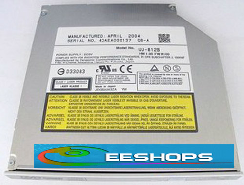 Original Panasonic UJ-812 812B 9.5MM Ultrathin DVD RW Burner IDE Drive