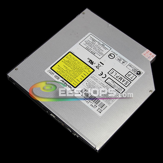 Pioneer BDR-UD02 9.5mm Super Slim 6X 3D Blu-ray Burner BD-RE DL TL 128GB BDXL Writer Tray Loading SATA Drive