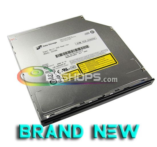 New Original HL 8X DL DVD CD RW Multi Burner Slot-in 9.5mm Slim SATA Internal Drive GS20N With Bezel & Button