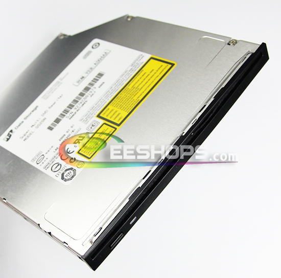 New Original HL 8X DL DVD CD RW Multi Burner Slot-in 9.5mm Slim SATA Internal Drive GS20N With Bezel & Button