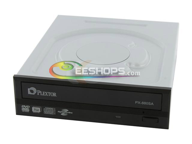 PLEXTOR PX-880SA 24X Multi DVD RAM CD RW Writer Dual-Layer Burner Internal SATA Drive with Lightscribe