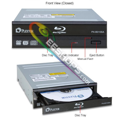 Plextor PX-B310SA 6X Blu-ray Disc Combo BD-ROM Player 16X Super Multi DVD CD RW Writer Internal SATA Drive