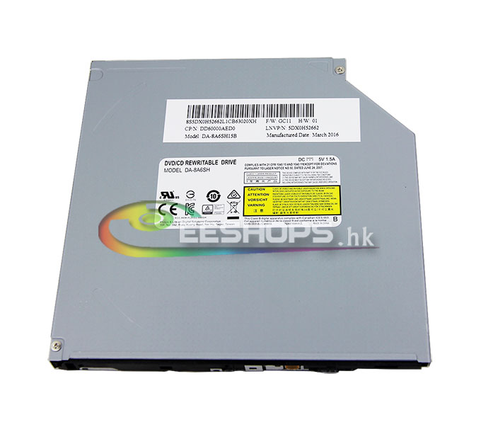 Brand New Laptop Internal Super Multi 8X DVD RW DL Burner for Lite-On PLDS DVD-RW DA8A6SH DA-8A6SH 24X CD-RW Writer Laptop Slim 9.0mm SATA Optical Drive