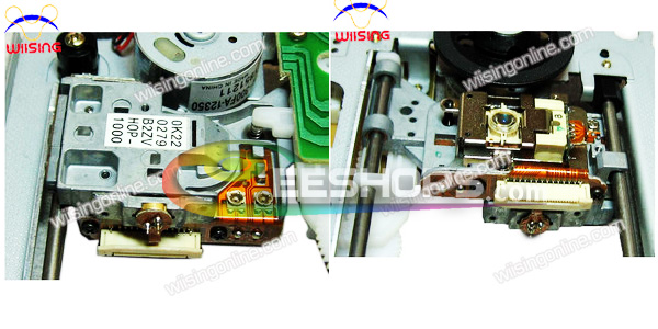 Hitachi HOP-1000 Optical Pick UP Mechanism HOP1000 DVD Drive Player Laser Lens Assembly With Deck Replacement Repair Part