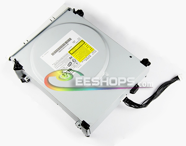 New Official Microsoft Xbox 360 DVD-ROM Drive BenQ VAD6038 Replacement Repair Part With Bezel and Cable