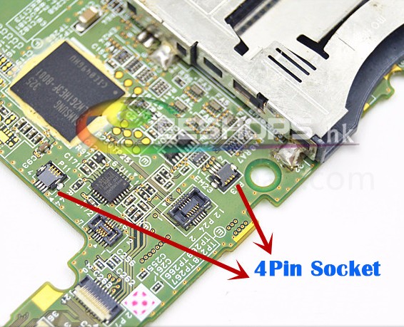 New Genuine Touch Screen Backlight Analog Joystick Volume Socket Connector 4Pin Port for Nintendo New 2DS 3DS New3DS XL LL Console Replacement Part