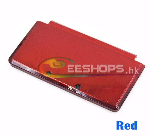 Best Genuine Top Up Upper Housing Case Shell A Face for Nintendo 3DS Handheld Game Console Replacement Spare Part Red Color Free Shipping