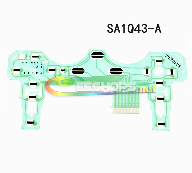 Brand New KeyPad Key Pad Conductive Film Flex Cable SA1Q43-A for Sony PlayStation 2 PS2 Controller H Type Replacement Repair Part Free Shipping