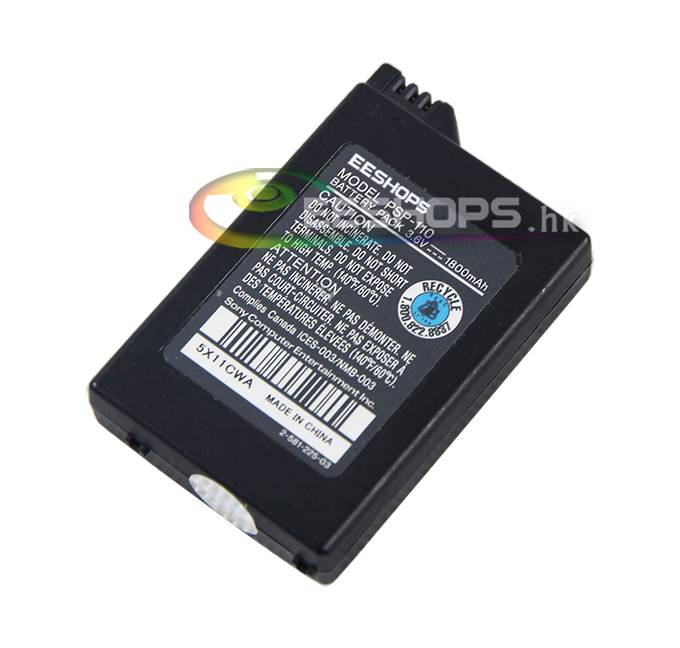 Buy Genuine Rechargeable Li-ion Battery Pack foor Sony PlayStation Portable PSP 1000 PSP1000 PSP-110 Console Replacement Repair Part 1800mAh