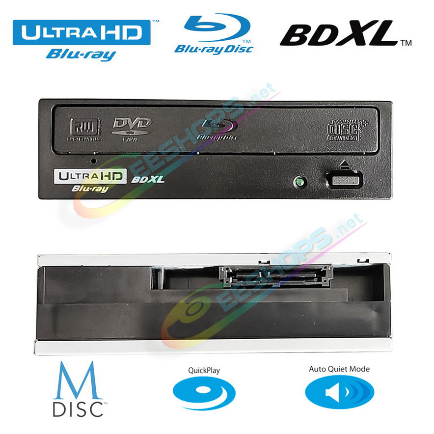 Cheap Genuine Pioneer BDR-S12XJ BDR-212UBK 4K Ultra HD 3D Blu-ray DVD Movies Disc Player, Best Double Layer 16X BD-RE DL BDXL TL QL M-Disc Burner DVD+R/RW DVD-RAM CD-RW Writer, New Tower Computer Internal SATA Optical Drive Free Shipping