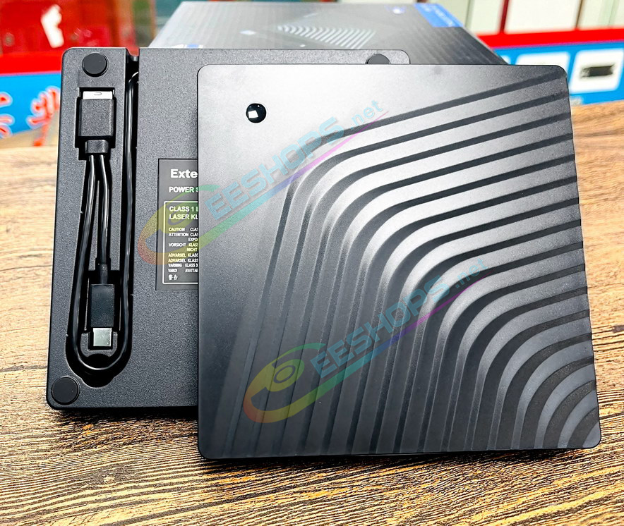 Cheap 2-in-1 USB-C Laptop Portable External Blu-ray DVD Burner / Player with Carry Case, Best Windows 10 11 8 Win11 Win10 Tablets PC Gaming Computer, Type-C USB 3.0 6X 3D BD-RE 8X DVD+RW DL Writer Optical Drive Black New in Storage Bag Free Shipping