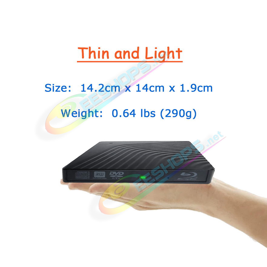 Cheap 2-in-1 USB-C Portable External Blu-ray Players & Recorders Optical Drive + Carry Case, Best Lenovo Legion 5 2 Pro Slim 9i 7i Y700 Y90 Y540 Y530 GO Gaming Laptop Tablet PC, Dual Layer 6X 3D BD-RE 8X DVD+RW DL Writer + Carrying Bag Free Shipping