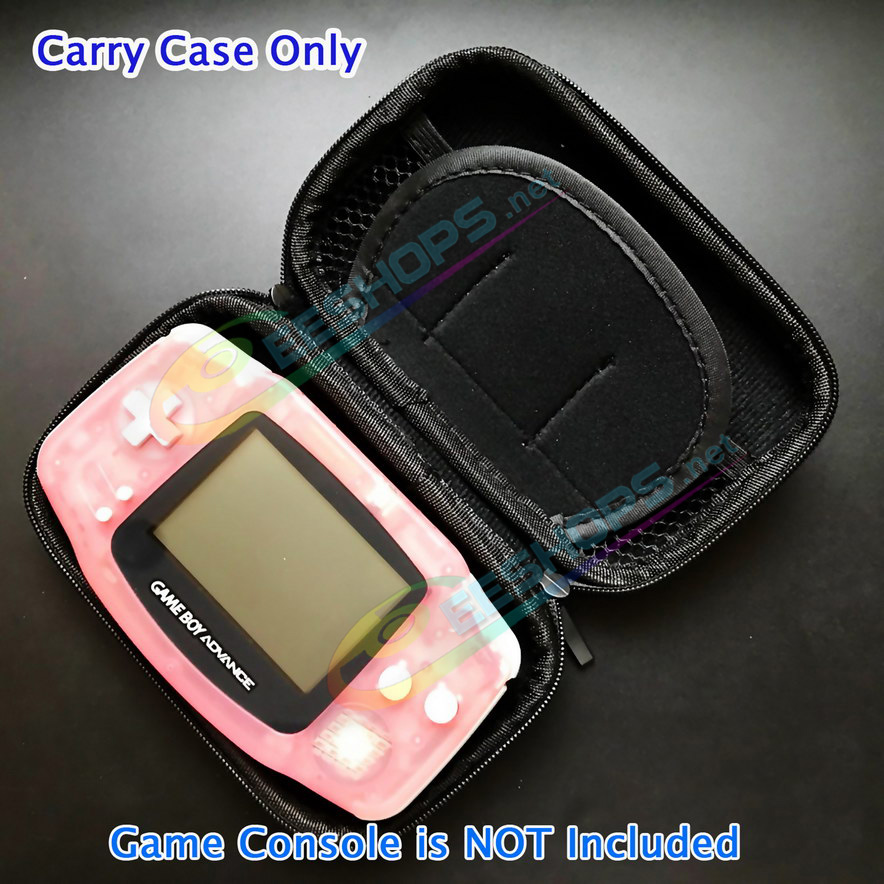 Best Nintendo GameBoy Advance Carrying Case Protective Hard Storage Bag Black Color, Cheap Game Boy Advanced Handheld Console Impact Resistance Portable Shock Proof Protection Travel Pocket Carry Bag Accessories Free Shipping