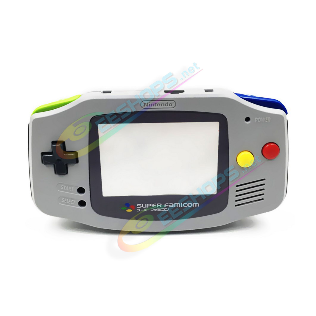 Cheap Nintendo GameBoy Advance Extra Housing Shells Full Set Limited Grey Replacement, Best New GBA Handheld Console, DIY SFC / SNES Edition Outer Case Covers W/ Protective Screen, Buttons, Screws, Tool Free Shipping