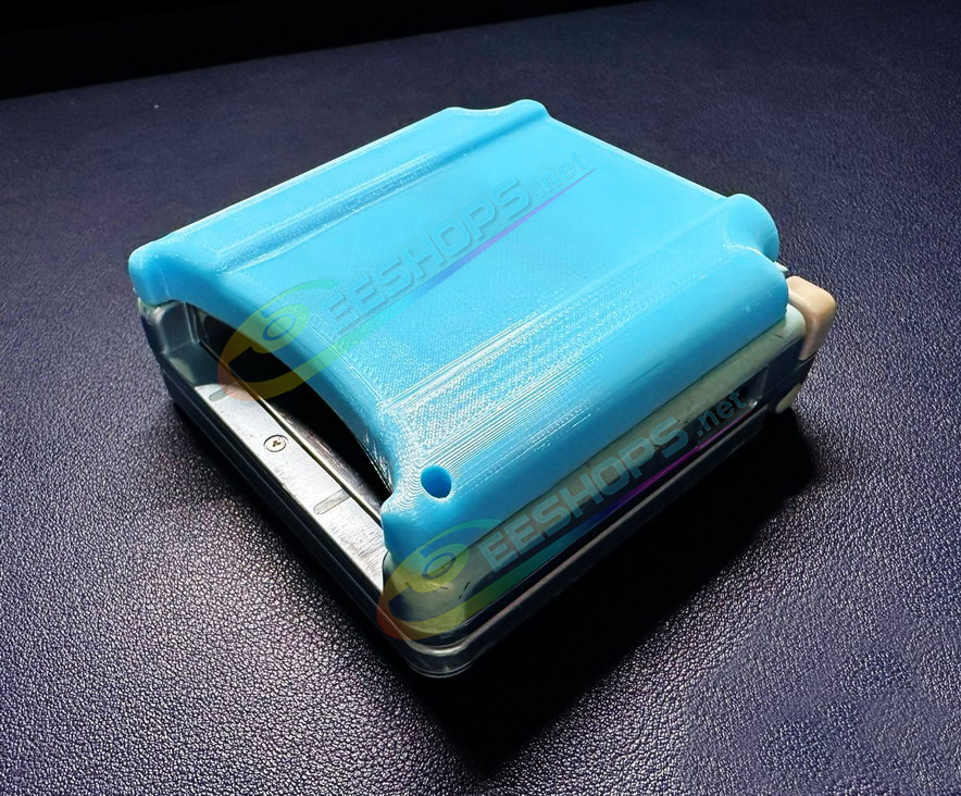 Best Nintendo GameBoy Advance SP Extra Back Clip Battery Pack 3670 mAh Thickened Ultimate Edition, Cheap New GBA SP GBASP Handheld Console Super High Capacity Type-C PD Charge Power Bank with Light Blue Housing Shell Free Shipping