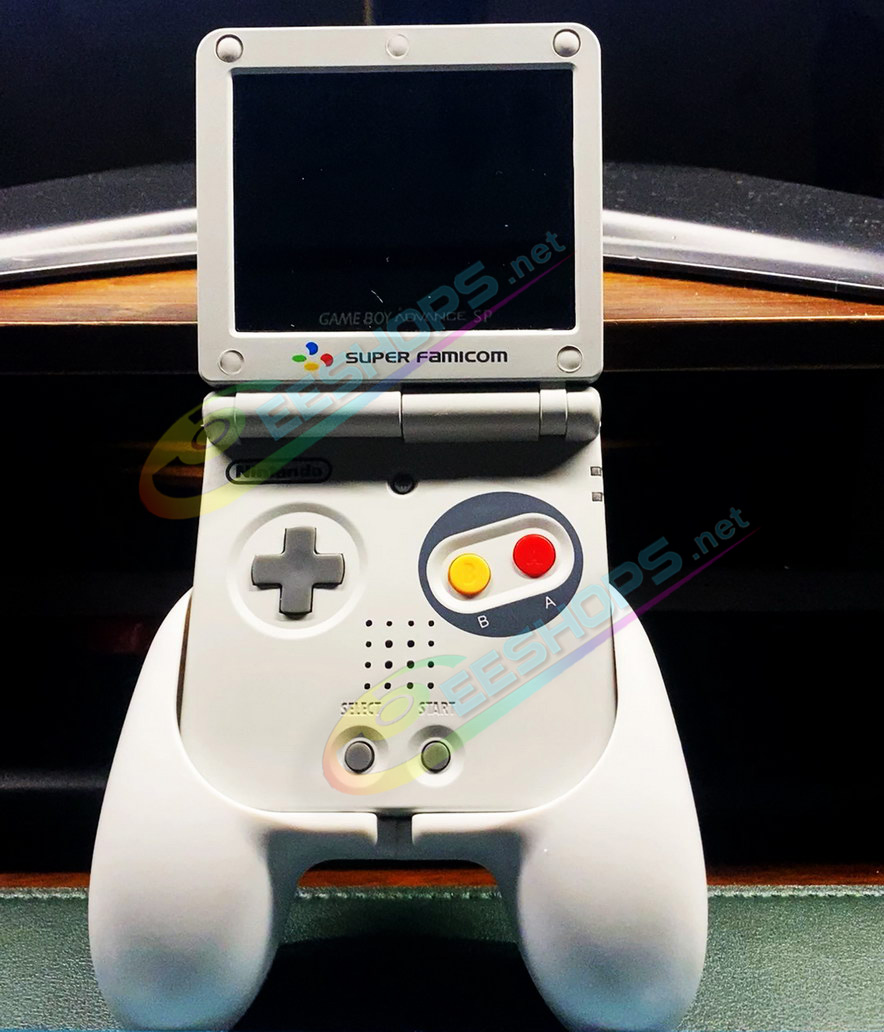 Best Nintendo GameBoy Advance SP Hand Grip Non-slip Gaming Handle White Color, Cheap Game Boy Advanced GBA SP Handheld Console Light-weight Thin Comfortable Sweatproof Prosthetic Grips Holder Accessories Free Shipping