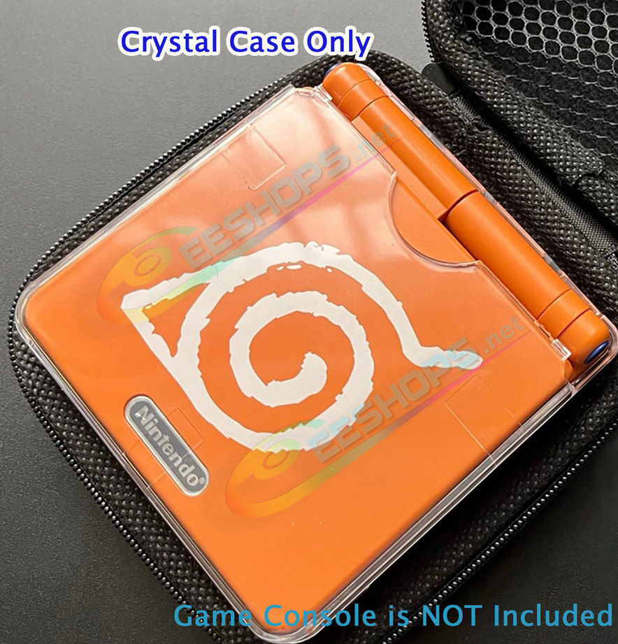 Best Nintendo GameBoy Advance SP Crystal Shell Clear Hard Protective Housing Case, Cheap Game Boy Advanced GBA SP Handheld Console Split Type Scratch-Resistant Top / Bottom Outer Protection Covers High Transparent Accessories Free Shipping