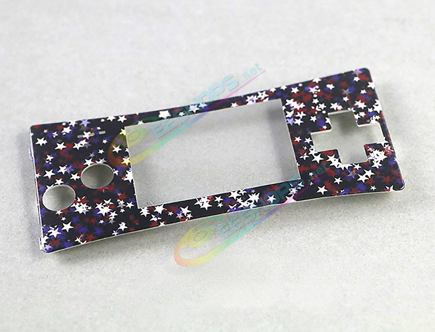 Cheap Nintendo GameBoy Micro Faceplate Replacement Extra Top Shell Stars Pattern, Best Game Boy Micro GBM Handheld Console, DIY Custom Starry Sky Colorful Scratch-Proof Upper Face A Protective Screen Cover Coverplate Accessories Free Shipping