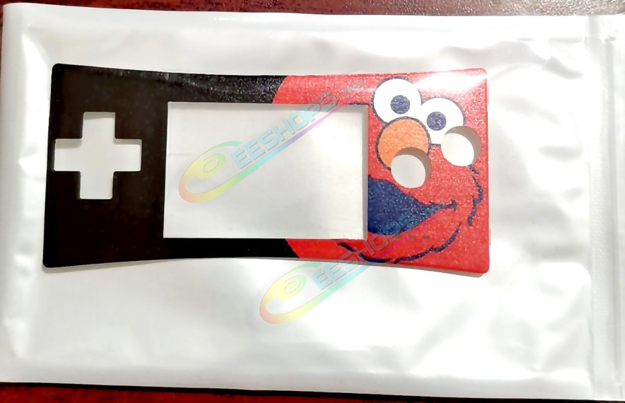 Cheap Nintendo GameBoy Micro Extra Faceplate Top Cover Plate Sesame Street Edition Replacement, Best New Game Boy Micro GBM Handheld Console Black & Red Color Scratch Proof Face A Upper Protective Coverplate Spare Parts Accessories Free Shipping