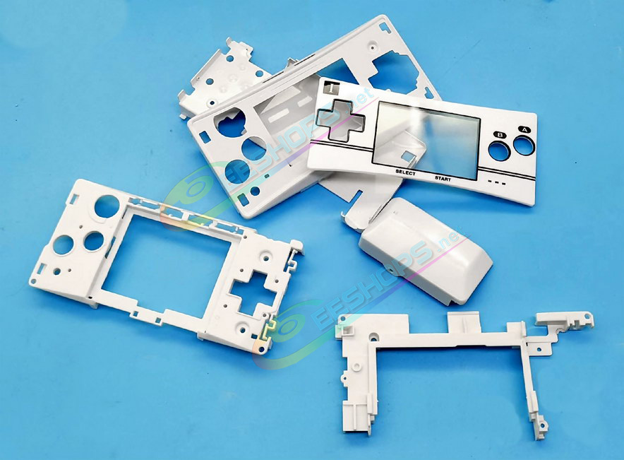 
Cheap Nintendo GameBoy Micro Extra Housing Case Shells + Top Faceplate White Limited Edition Replacement, Best New GBM Console Outer Enclosure Cover Plates / Skeleton Bracket / Silver Shoulder / Buttons / Screws Full Set Accessories Free Shipping
