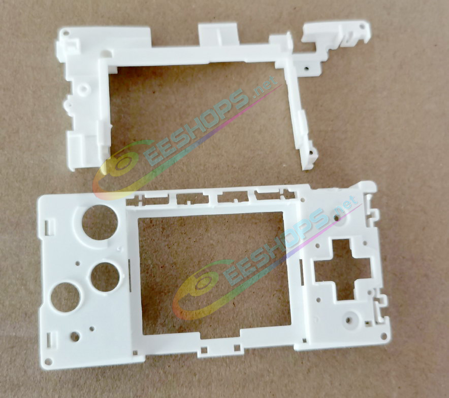 Cheap Nintendo GameBoy Micro Extra Internal Skeleton Front / Rear Bracket White Color Replacement, Best New Game Boy Micro Handheld Game Console DIY Inner Upper / Lower Support Holder 2 PCS Set Spare Parts Accessories Free Shipping