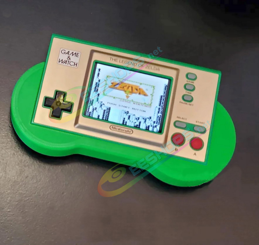 Best Customized Game&Watch Hand Grip Gaming Handle Green Color, Cheap NintendoGame Watch Game&Watch Handheld Console, New DIY NonSlip Grips HandGrip Showing Stand Display Holder Support Accessories Free Shipping