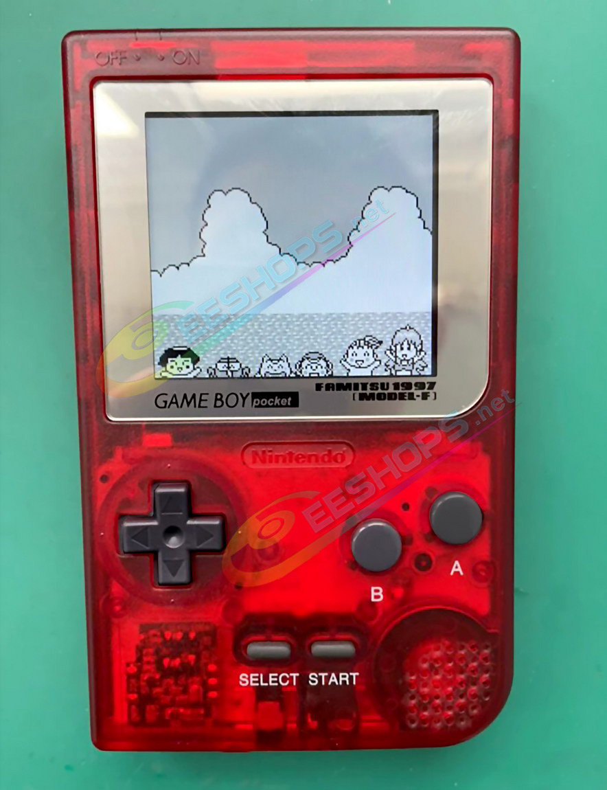 Cheap Nintendo GameBoy Pocket IPS Screen Mod + Housing Case Kit Classic GB Grey Kit Replacement, Best Game Boy GBP Handheld Game Console, Customized Dot-by-Dot High Brightness LCD Display Moddule + Glass Protective Cover + Buttons Set Free Shipping