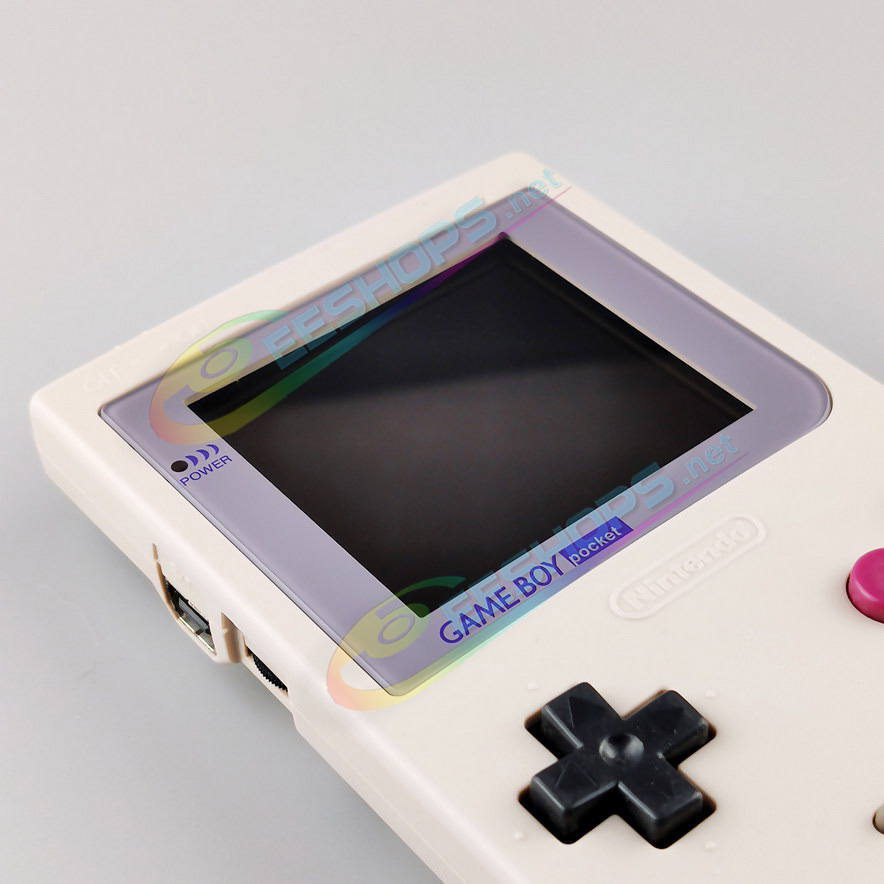Cheap Nintendo GameBoy Pocket IPS Screen Mod + Housing Case Kit Classic GB Grey Kit Replacement, Best Game Boy GBP Handheld Game Console, Customized Dot-by-Dot High Brightness LCD Display Moddule + Glass Protective Cover + Buttons Set Free Shipping