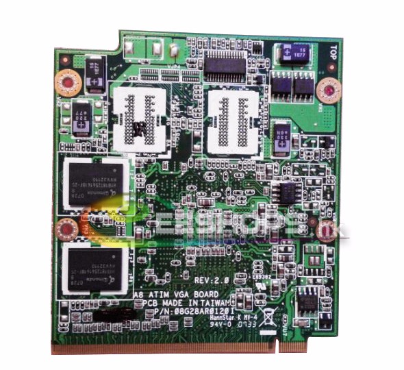 Original Asus A8J A8S A8JR A8JC A8JP A8JM A8JE Laptop ATI Mobility Radeon X2300 HD2300 DDR2 256MB MXM II Graphics Video Card M64-M Replacement